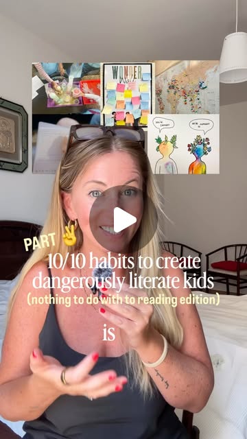 10/10 habits to create dangerously literate kids (nothing to do with reading edition), Dr. Jenn’s original Instagram Reel cover
