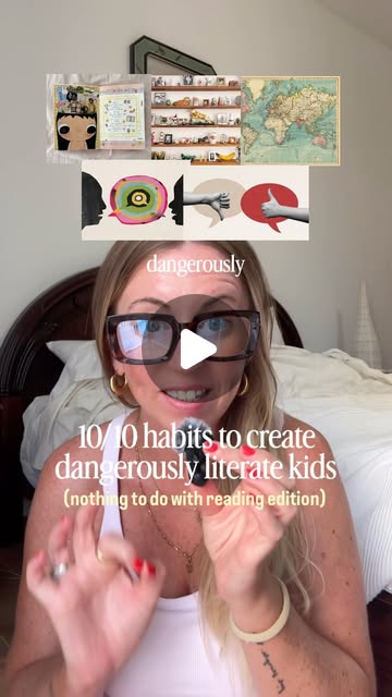 10/10 habits to create dangerously literate kids (nothing to do with reading edition), Dr. Jenn’s original Instagram Reel cover