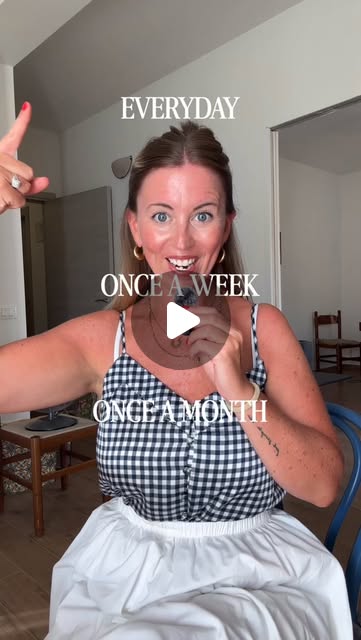 Every day. Once a week. Once a month., Dr. Jenn’s original Instagram Reel cover